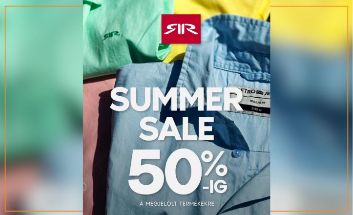 Summer Sale Start a Retro Jeans üzletében!