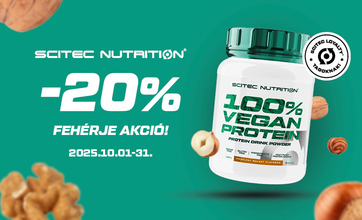 Havi akció a Scitec Nutrition üzletében!