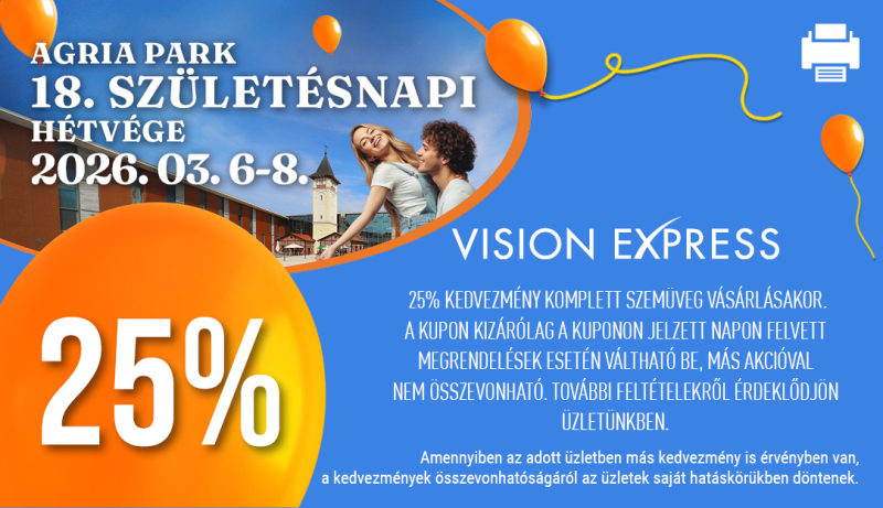 Agria Park Promociók Bevásárló Szerda Kupon