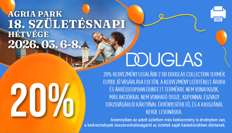 Agria Park Promociók Bevásárló Szerda Kupon