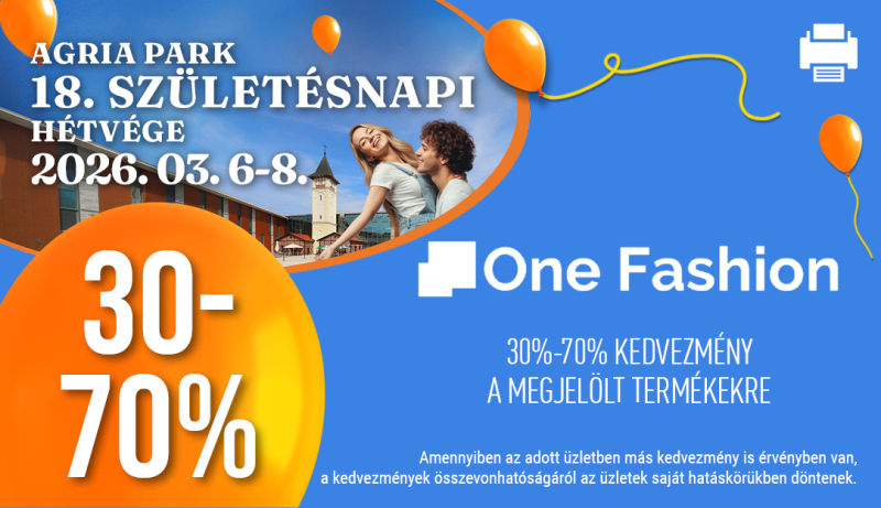 Agria Park Promociók Bevásárló Szerda Kupon