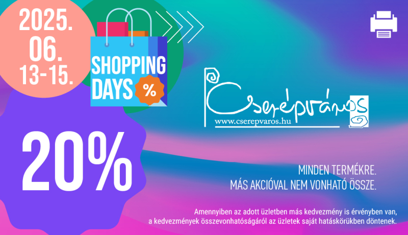 Agria Park Promociók Bevásárló Szerda Kupon